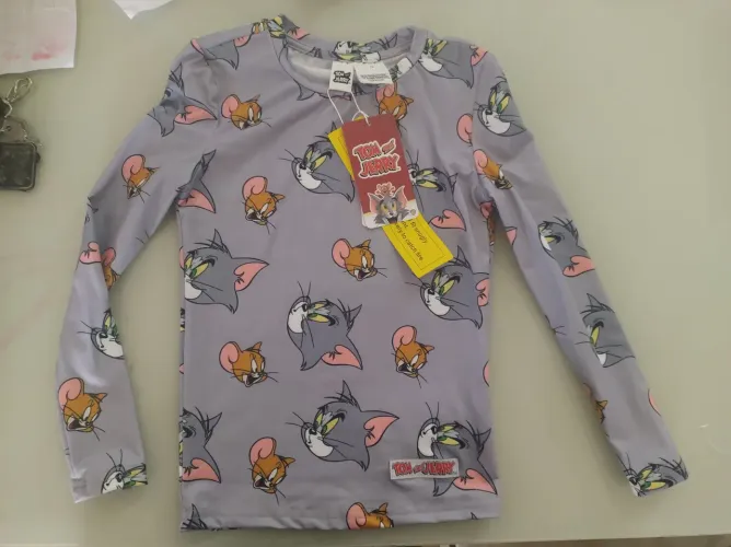 Camisa UV Tom e Jerry Infantil