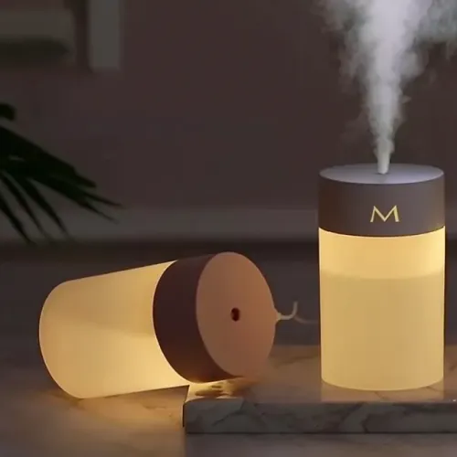 Umidificador de Ar Luminária Aromatizador USB