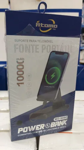 Suporte Carregador Portátil Power Bank 10000mAh