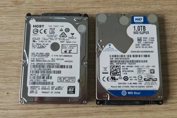 HD WD e HGST de 1TB