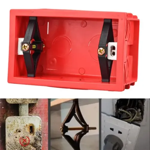 Kit 06 Reparo Salva Caixinha Luz 4x2 Conserto Aba Quebrada - COD 1201