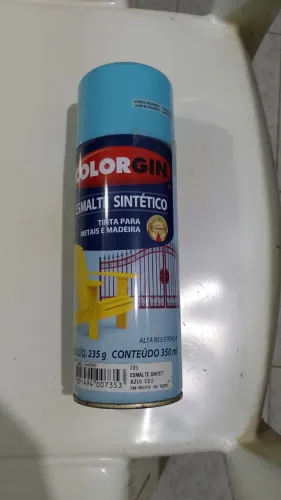 Tinta Spray Azul Céu