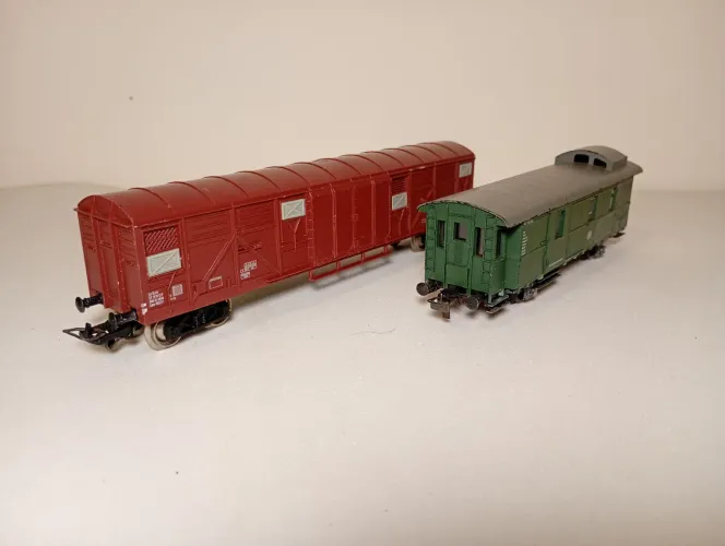 Caboose e Vagão Jouef HO