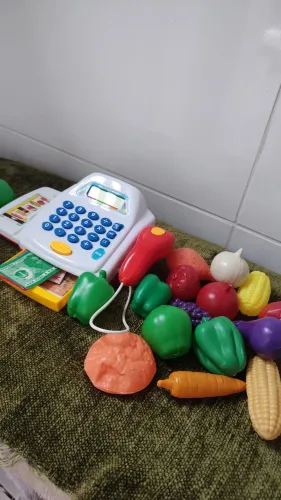 Caixa de supermercado infantil 
