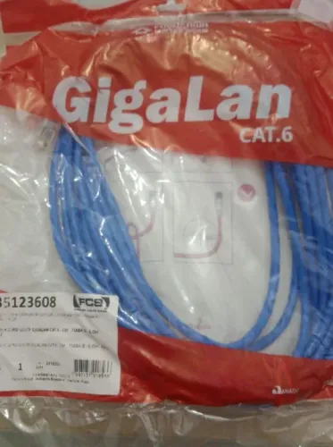 Patch cord cat6 furukawa gigalan tamanho 6 metros 