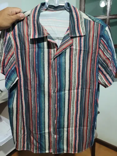 Camisa listrada masculina