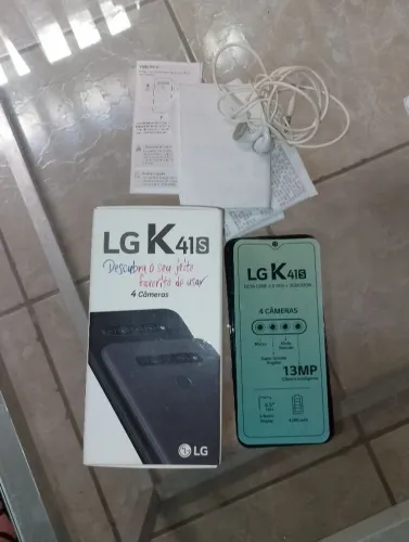 Celular LG K41S com acessórios 