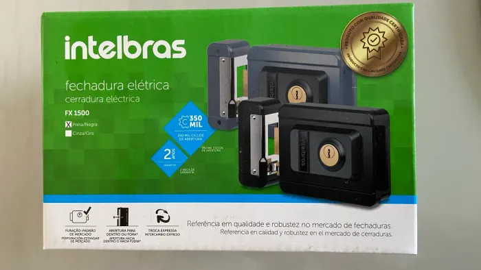 Fechadura Elétrica FX 1500 Preto