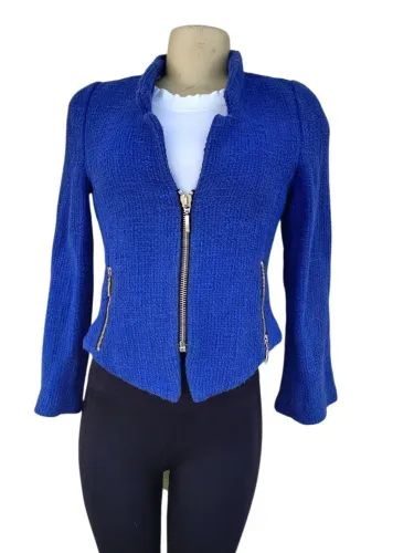 Jaqueta Zara azul bic, tweend, Tam.P 