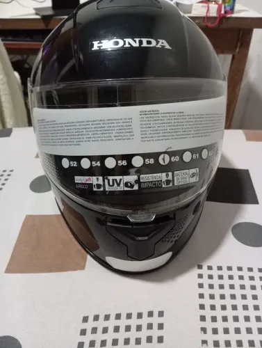 Capacete Honda preto original novo