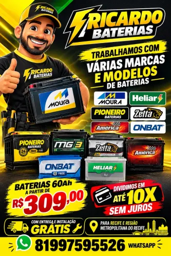 Baterias novas