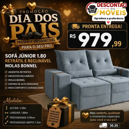Sofá Retrátil