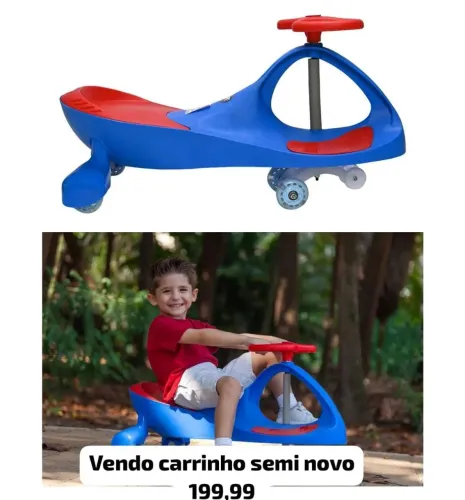 Vendo carrinho rolimao semi novo pouco uso