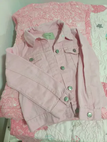 Jaqueta rosa tamanho 4