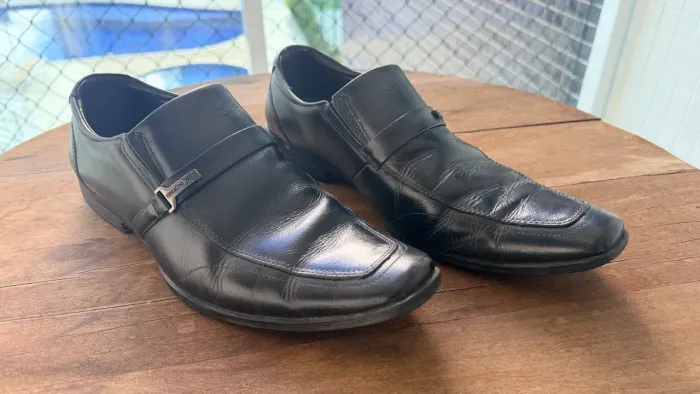 Sapato Social Ferracini Couro Preto 40