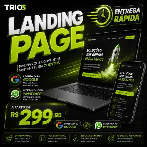Landig Page pagina de vendas para seu negocio - criação