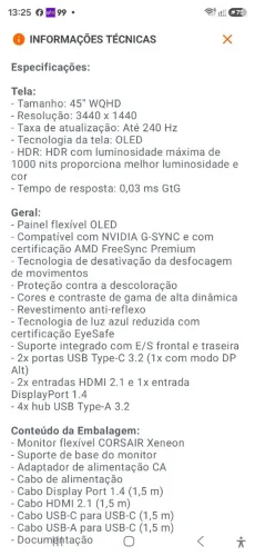 Monitor oled wqhd 240hz
