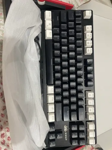 Teclado mecânico k-nup switch blue 