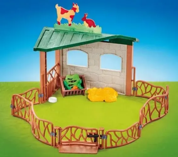 Playmobil Zoo Espaço das Cabras e Coelhos