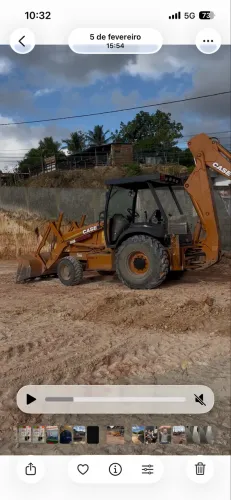 RETROESCAVADEIRA CASE 580M 4x4 ANO 2010
