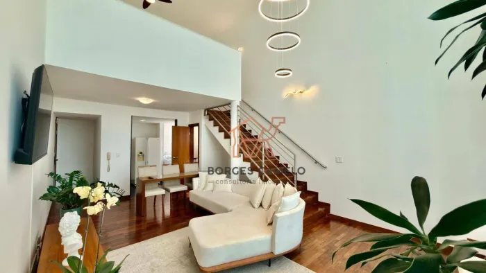 Duplex Mobiliado em Frente ao BH Shopping | 1 Quarto | Lazer Completo