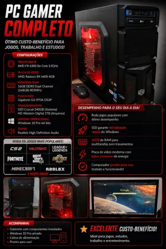 PC Gamer baixo custo