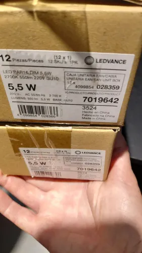 Lâmpadas de Led vendo o lote de 39 peças