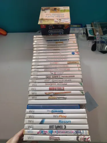 Lote de jogos wii