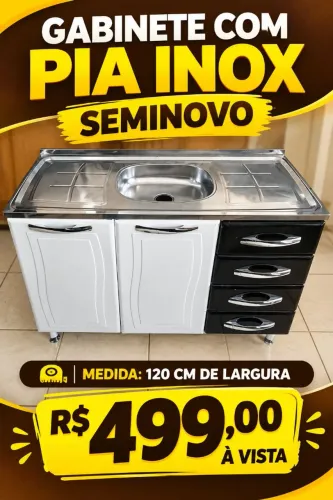 Gabinete com pia