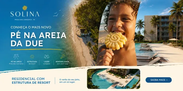 SOLINA | Studios Beira-Mar em Praia dos Carneiros | Alto Potencial de Valorização