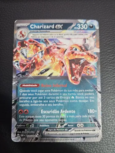 Figurinha Pokemon Charizard EX