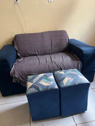 Sofá e puf