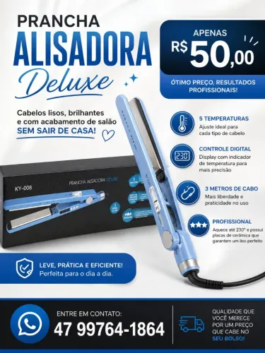 Prancha alisadora