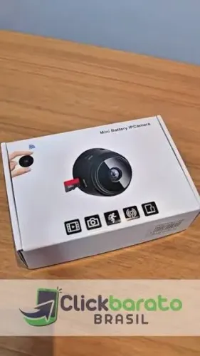 MINI CAMERA DE SEGURANÇA FIXA ESPIÃ A9 - NOVA