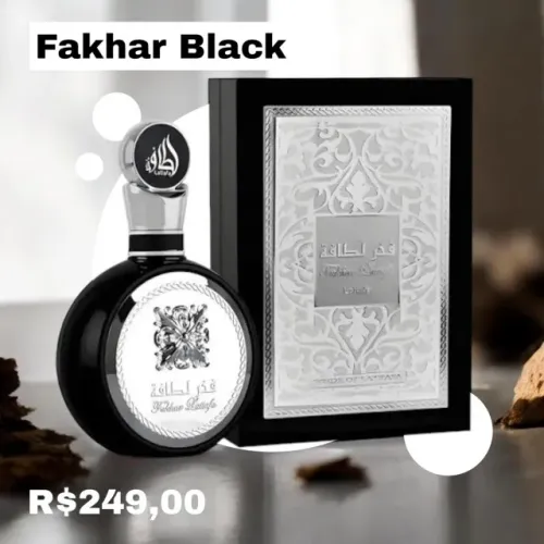 Perfume Árabe Lattafa Fakhar Black 100ml - Original e Lacrado!