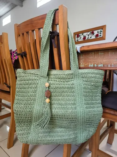 Bolsa de praia em tresse