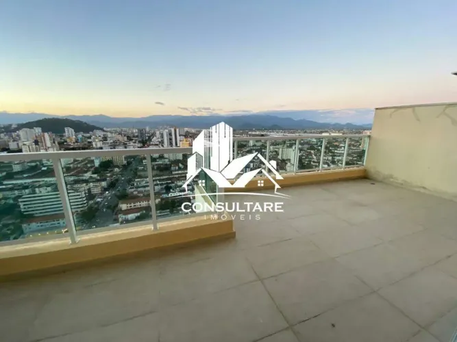Cobertura 2 dormitórios para locação | R$ 5.400 + encargos | Boqueirão  Santos | 2 suítes 