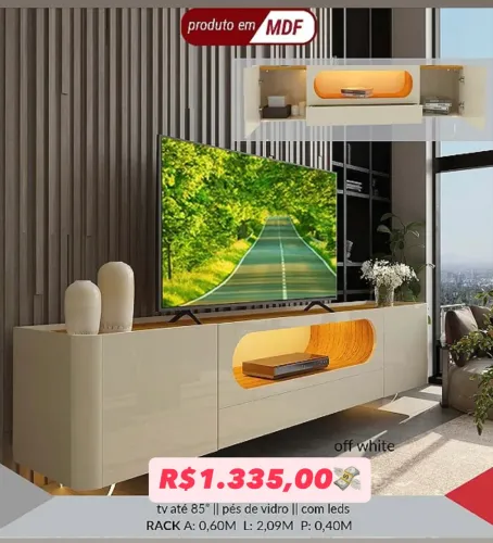 Rack com Iluminação em Led