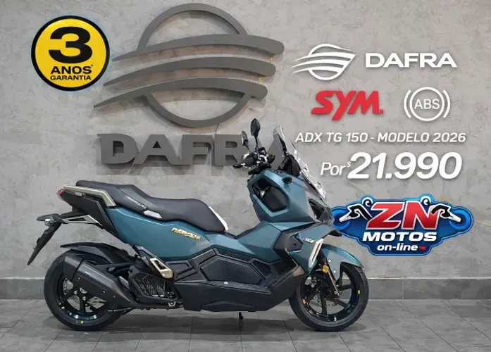DAFRA ADX TG 150 ABS 0km | 12 x SEM JUROS NO CARTÃO DE CRÉDITO