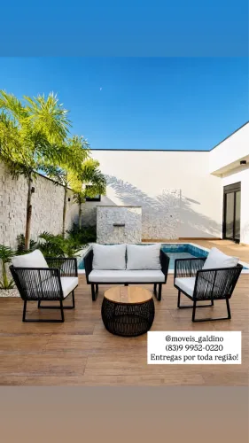 Conjunto de sofá para área externa