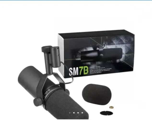 Microfone Shure Vocal Profissional Podcast - SM7B