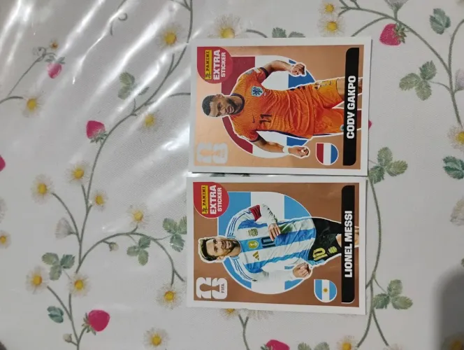 Figurinha rara Messi e Gakpo bronze (Copa 2026)