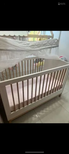Berço 2 em 1 Americano Linha Cozy Quater