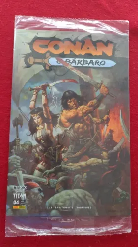 Conan o Bárbaro n° 4 Editora Panini LACRADO (2024)