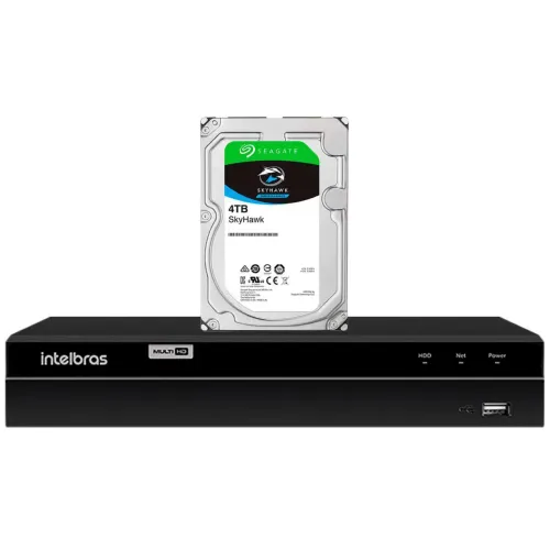 Dvr 16 canais e caixa 