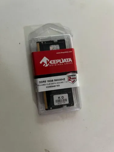 Memória RAM 16GB DDR5 5600MHz para Notebook - KD56S46/16G KeepData