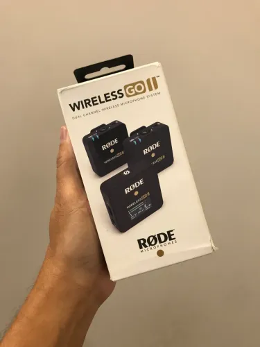Rode Microfone Wireless GO II Lapela sem fio 