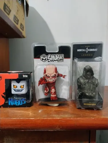 Kit Figures Colecionáveis | Ryuk + Titã Colossal + Scorpion (também vendo eles individual)