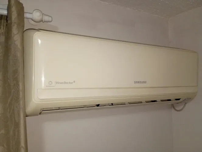 Ar condicionado split 12.000 btus Samsung vírus doctor