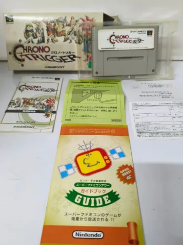 Chrono Trigger original japonês em excelente estado cib